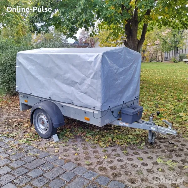 Туристическо ремарке Humbaur 750кг. с брезент, снимка 1