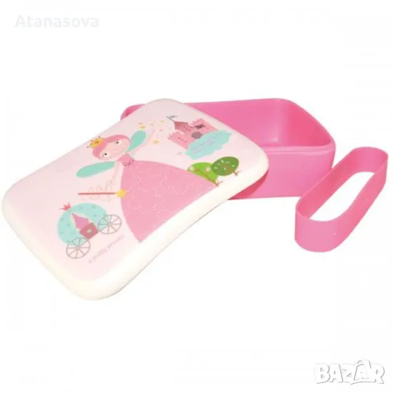 Еко кутия за храна от бамбук космонавт или принцеса, снимка 1