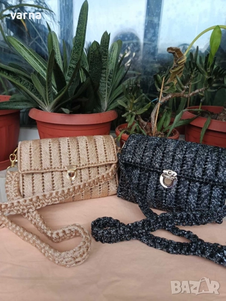 Невероятно красиви ръчно плетени дамски чанти. , снимка 1
