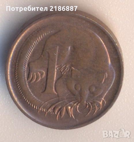 Австралия 1 цент 1966 година, отлична, снимка 1