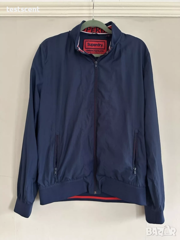 Мъжко яке SUPERDRY Mens Jacket – Navy Blue – 2XL – Lightweight / Soft Shell, снимка 1