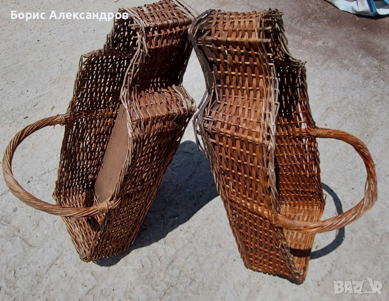 Плетени стари кошници за интериор, снимка 1