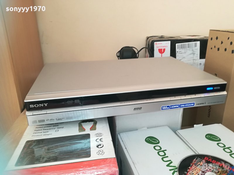 sony recorder usb/hdmi 160gb hdd/dvd model rdr-hx780 1304211338, снимка 1