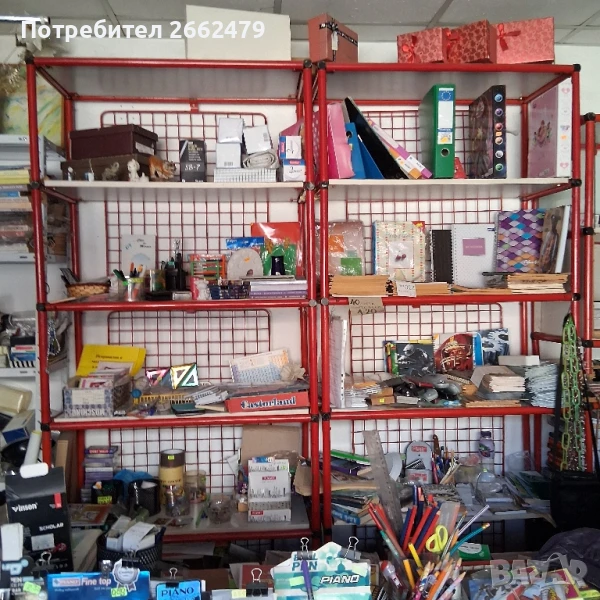 Продавам метални стелажи за магазин., снимка 1