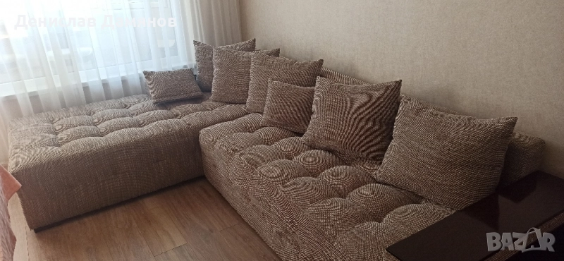 Холна гарнитура със табуретка, снимка 1