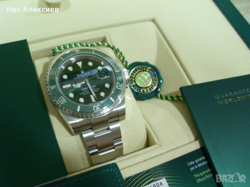 Rolex Submariner Date HULK 40mm Ceramic Steel Green Dial - 116610LV, снимка 1