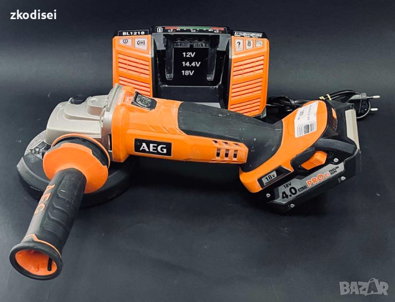Акомулаторен ъглошлайф AEG BEWS 18-125X, снимка 1