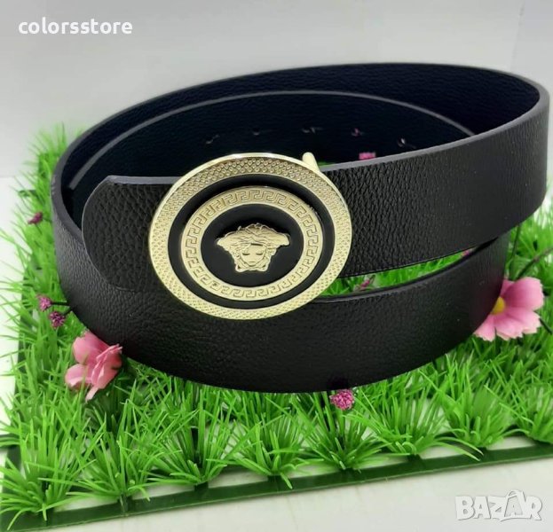 Черен колан  Versace-VL8R45, снимка 1