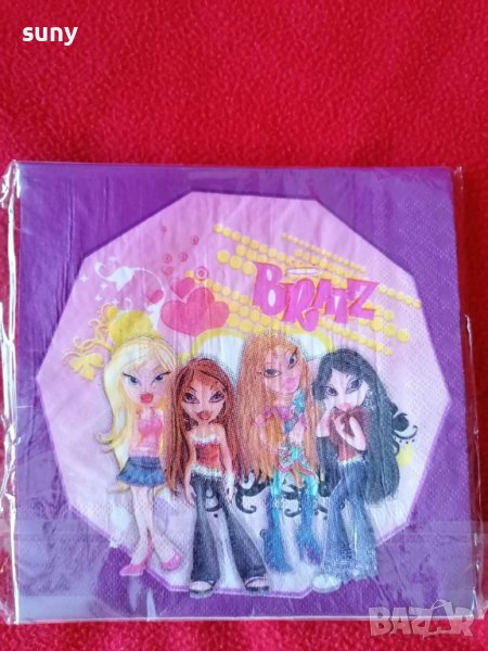 Парти салфетки Bratz, снимка 1