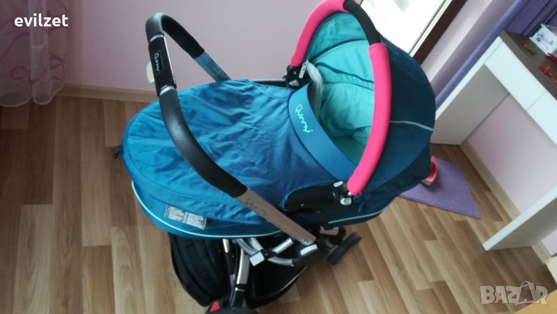 Много запазена бебешка/детска количка  Quinny Speedy комплект кошове и аксесоари, снимка 1