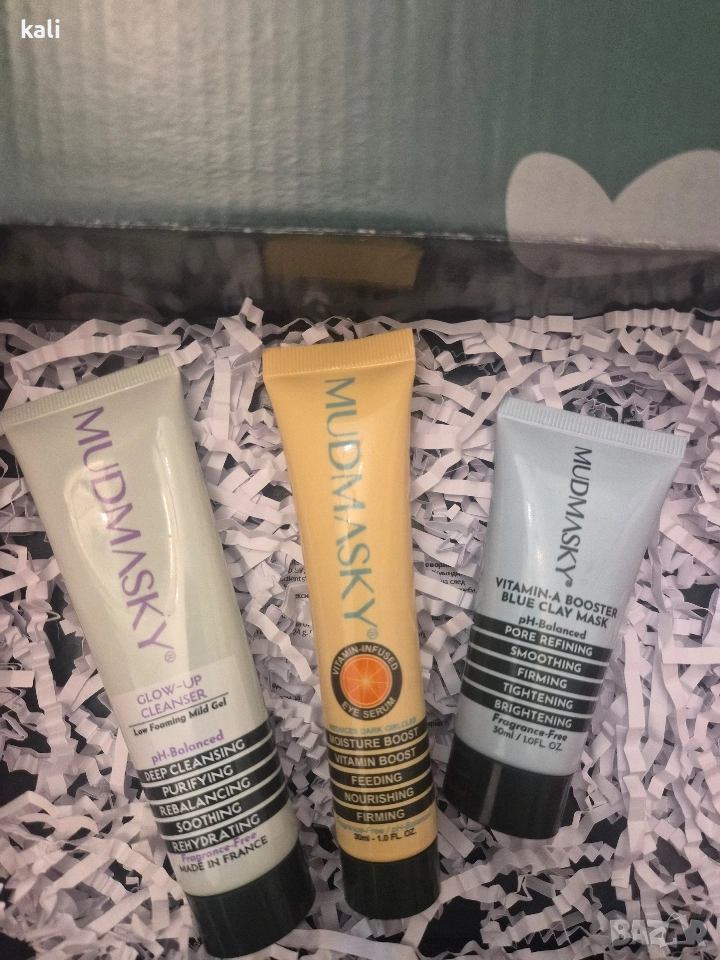 Премиум комплект грижа за лице MUDMASKY (3 продукта) – Чисто нови! , снимка 1