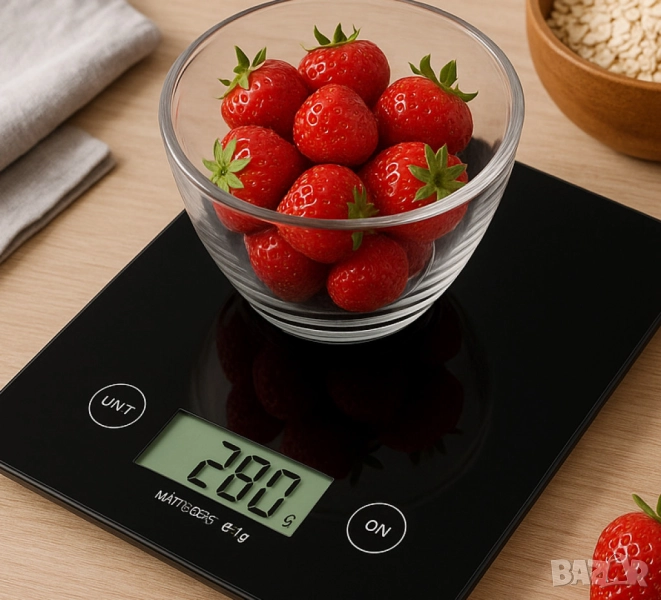 Кухненска везна Rosberg Premium, 5 кг., LCD екран, снимка 1