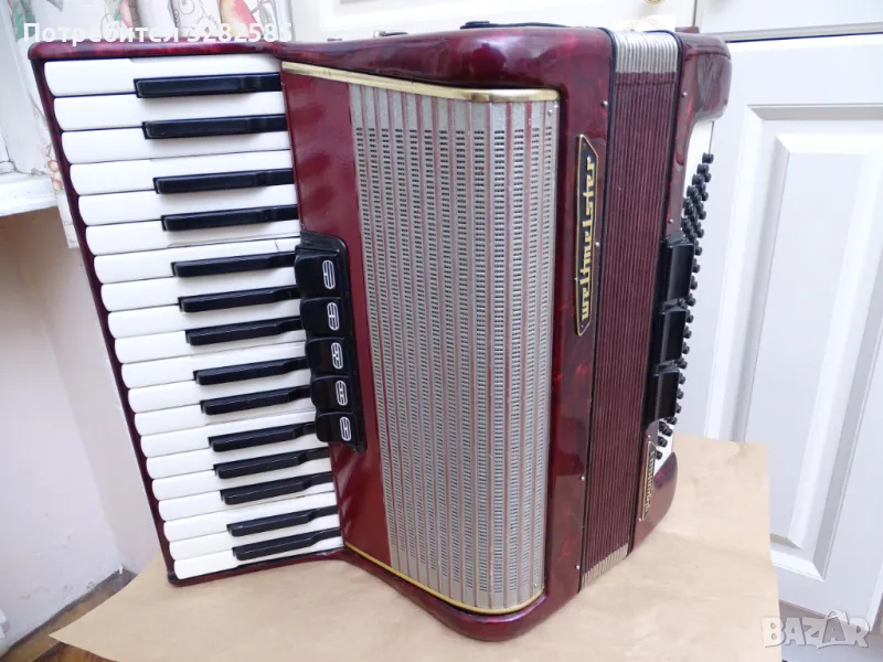 Акордеон Велтмайстер Гигантили 80 баса, снимка 1