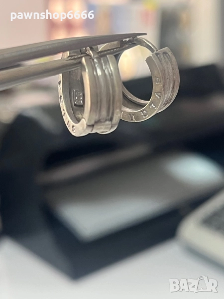 Сребърни обеци 925, снимка 1