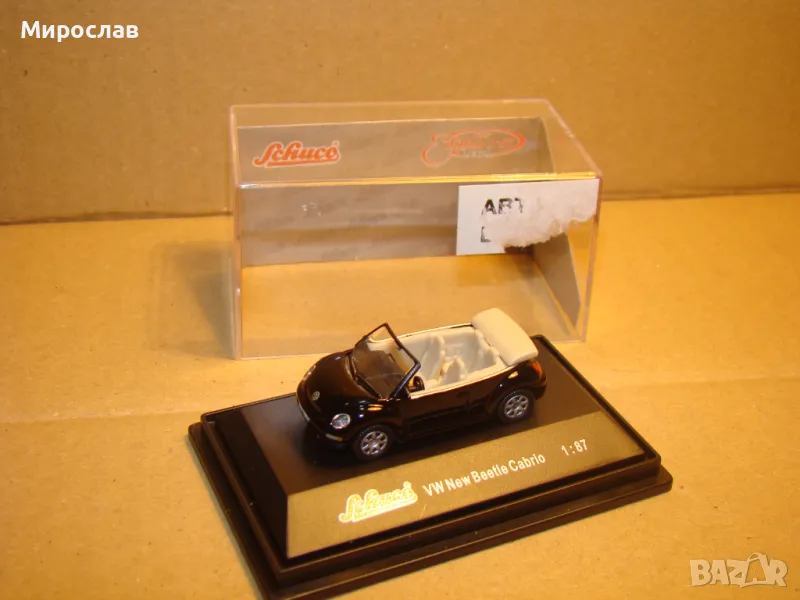 SCHUCO H0 1/87 VW BEETLE МОДЕЛ КОЛИЧКА, снимка 1