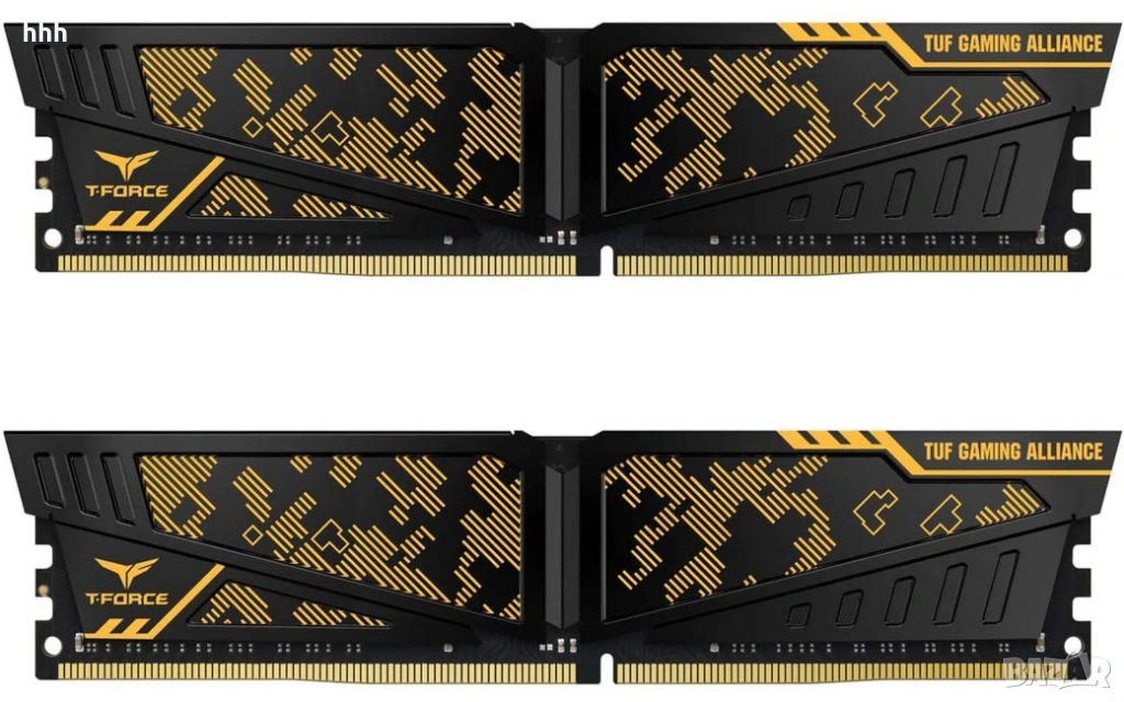 16 gb /2x8 gb/ ddr4 3600 MHz TeamGroup T-Force Vulcan TUF / CL18 на 3600 MHz /18-22-22-42, снимка 1