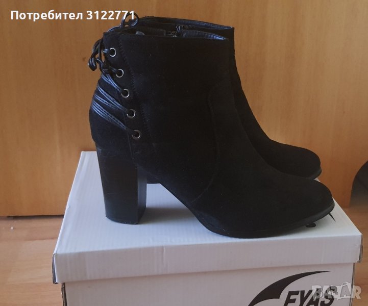 Дамски боти на ток, снимка 1