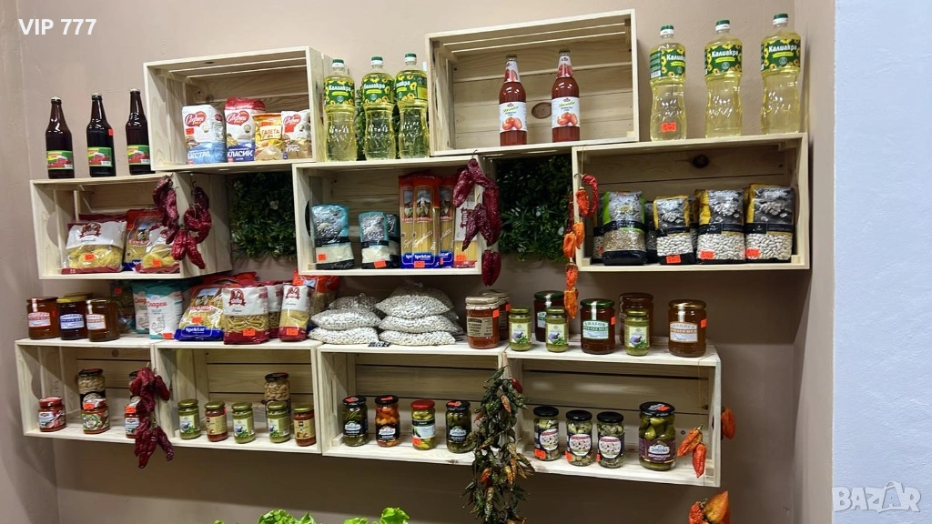 Дървени касетки и стилажи, снимка 1