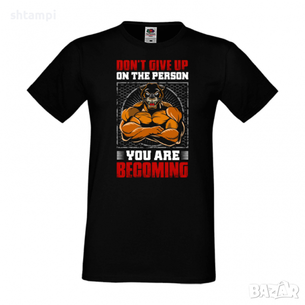 Мъжка Фитнес тениска Gym,спорт,Щанги,Тренировки,Спортуване,Gym., снимка 1