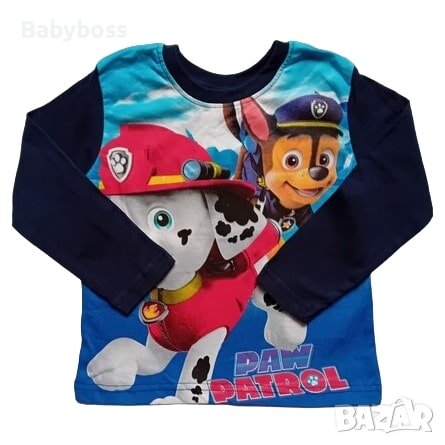 Блуза с дълъг ръкав за момче Пес Патрул, снимка 1
