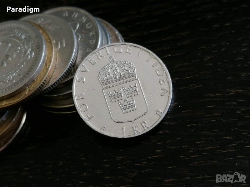 Mонета - Швеция - 1 крона | 2000г., снимка 1