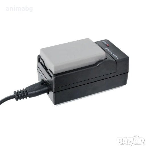 ANIMABG Зарядно за BN-VH105 батерия за фотоапарати на Samsung, JVC ADIXXION GC-XA1, GC-XA1BUS, GC-XA, снимка 1