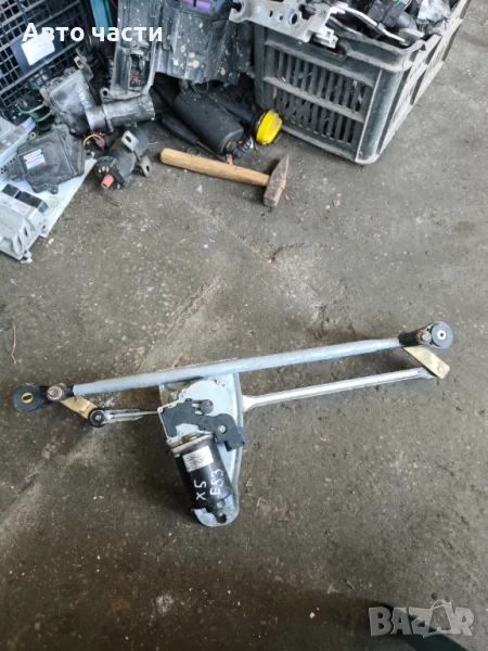 BMW X5 E53 00-06 Мотор и лост за предни чистачки 24012878 7046571-02, снимка 1