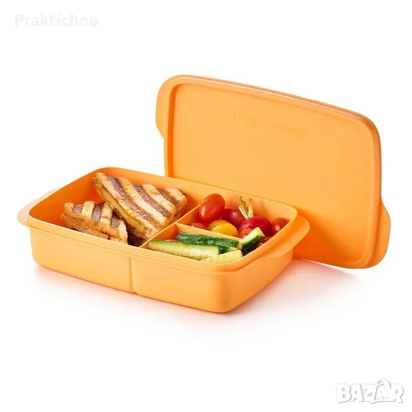 Кутия TUPPERWARE за обяд с разделения, капацитет 1л, снимка 1