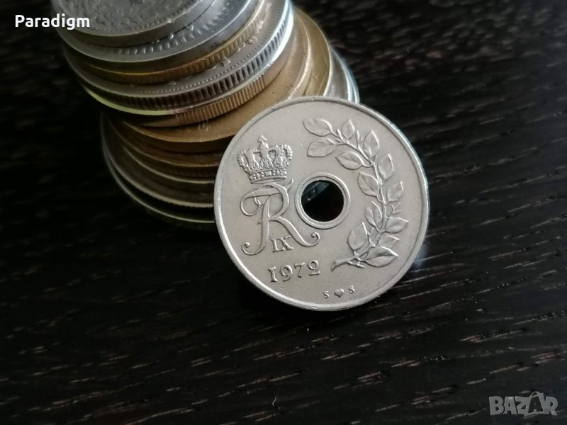 Mонета - Дания - 25 оре | 1972г., снимка 1