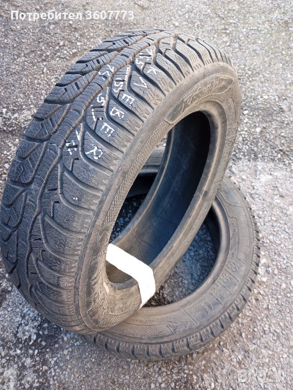 Гуми Клебер зимни 2бр155/65/14, снимка 1