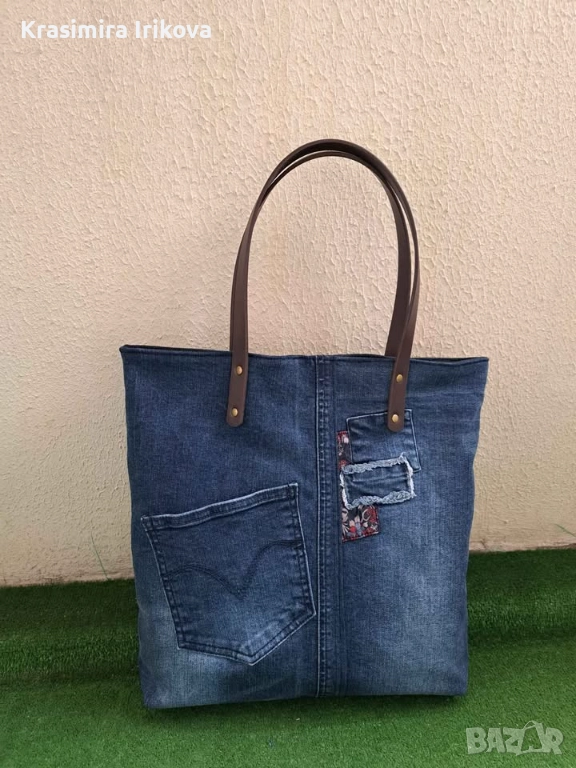 Дамска дънкова чанта, снимка 1