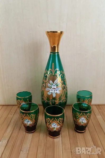 Комплект графа с 5 чаши, снимка 1