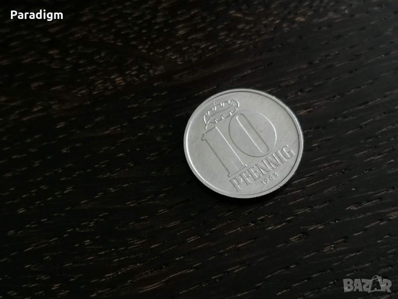 Монета - Германия - 10 пфенига | 1963г.; серия А, снимка 1