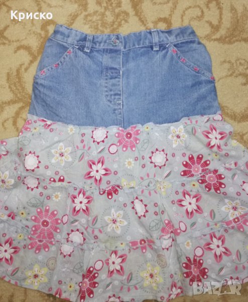 Дънкова пола за 5г, снимка 1