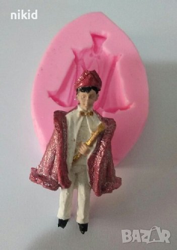 Сюнет SÜNNET момче принц мъж силиконов молд форма фондан гипс шоколад, снимка 1