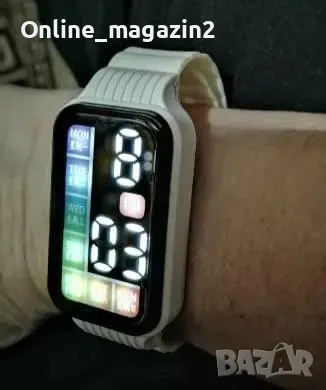 Нов LED електронен часовник H1 сензорен екран 2024, снимка 1