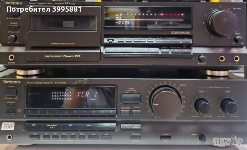 Стерео касетен дек Technics, mod. RS-B665 PXS cap. 
, снимка 1