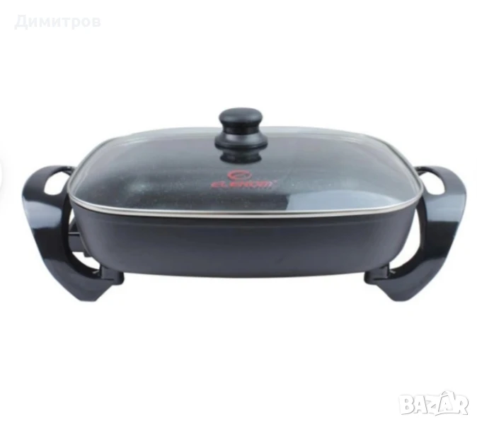 Електрически тиган и грил плоча, снимка 1