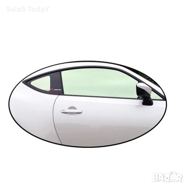 Фолио за затъмняване, за прозорци, за стъкла на кола, 50см х 3м, Силвър- Огледално, 1бр., снимка 1