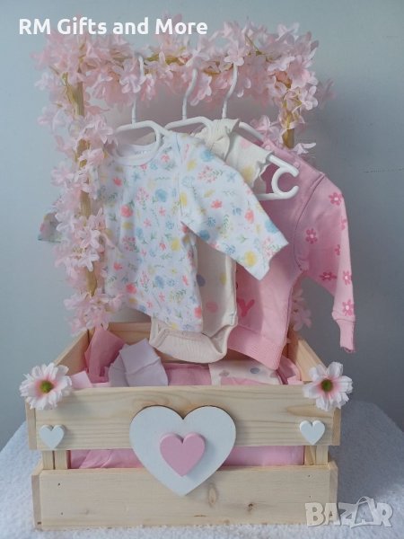 Baby shower basket, Кошничка с Любов, Уникален подарък за бебе , снимка 1