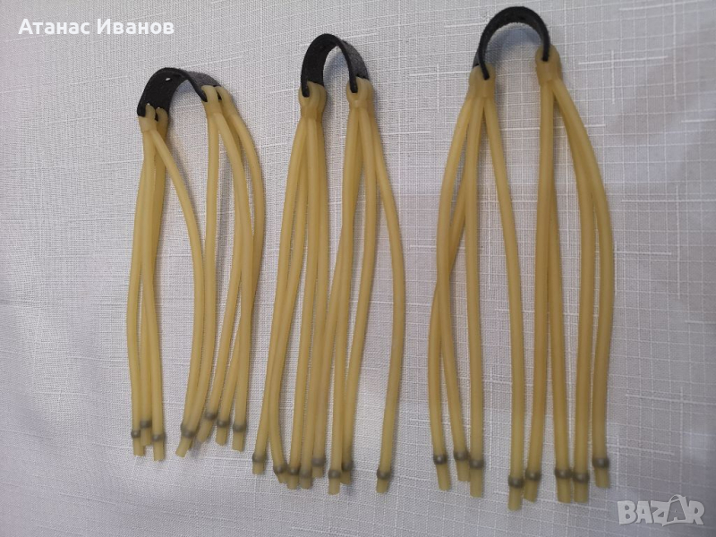 Ластици за прашка много яки с 8 ластика (жилка разпинялка ловна ) , снимка 1