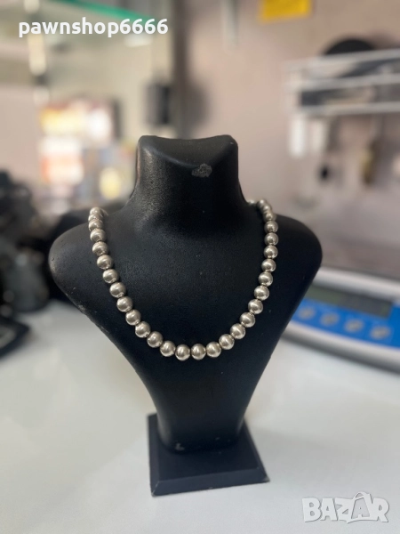 Сребърно колие 925, снимка 1