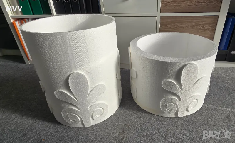Кашпи от плътен стиропор, снимка 1