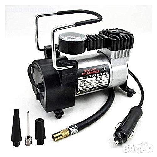 Компресор за гуми,Метален 12V - 1420, снимка 1