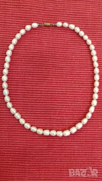 Старо колие, гердан, огърлица от естествени перли. , снимка 1