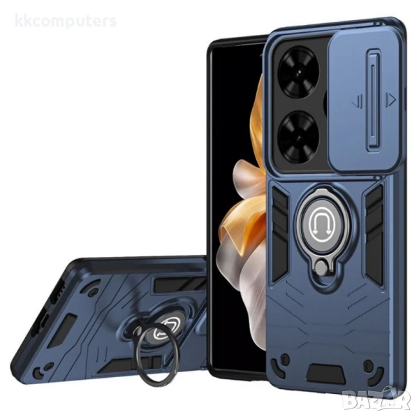 TECNO Spark Go 2024 4G / Spark 20 / Spark 20C / Pop 8 Удароустойчив Ring Holder2/PC+TPU Калъф и Прот, снимка 1