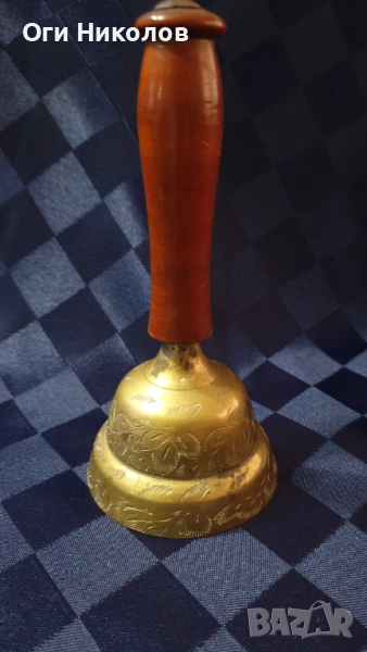 Бронзова камбана ,звънец с ръкохватка, снимка 1