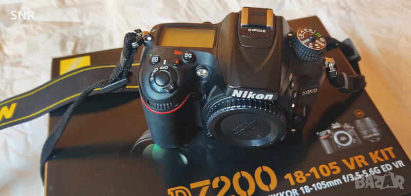Продавам DSLR фотоапарат Nikon D7200, снимка 1