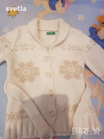 Топла жилетка с коланче Бенетон , снимка 1