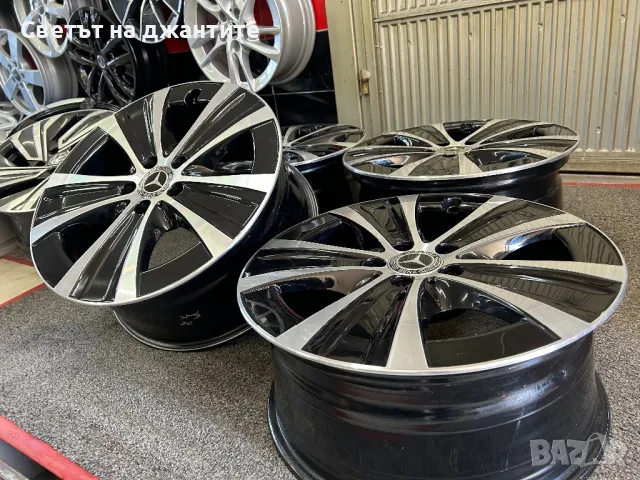18 Цола Демо Оригинални Джанти Mercedes E Klass W212 W213 S Klass 221 222, снимка 4 - Гуми и джанти - 49584522